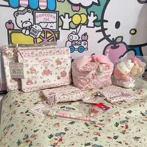 NEW Sanrio Marron Cream: pouches bag plush pen eraser